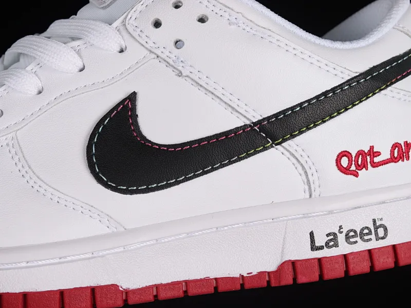 All Categories Nk SB Dunk Series Nk SB Dunk Low Low-top sneakers Nk SB Zoom Dunk Low X La eeb Qatar 2022 World Cup joint SB low-top sports and leisure sneakers DJ6188-006